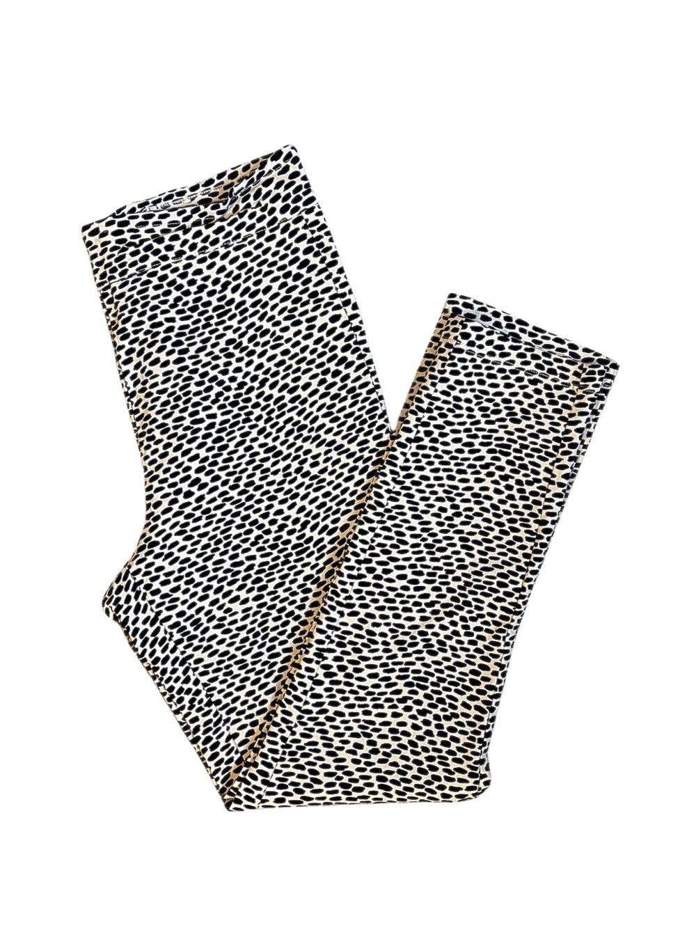 Who What Wear Slim Tapered High Rise Elastic Waist Leopard Print Pants Size 8